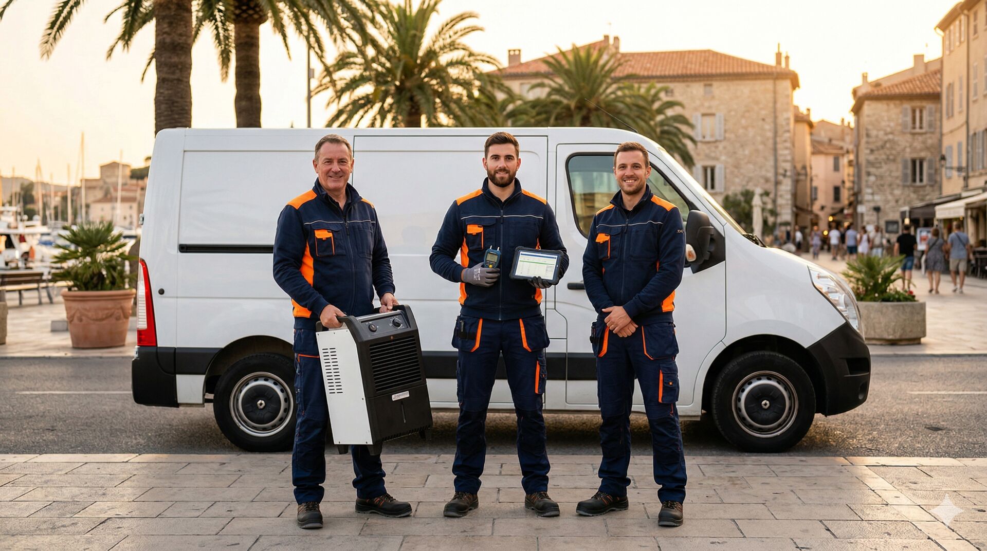 Équipe Location Assèchement PACA — techniciens professionnels